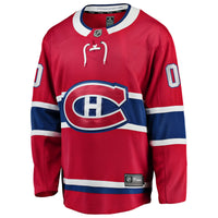 Montreal Canadiens Fanatics Red Home Breakaway Custom Jersey