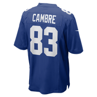 New York Giants Dalen Cambre Nike Royal Team Game Jersey