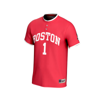 Boston University GameDay Greats Lightweight Collegiate Softball Fashion Jersey - Scarlet