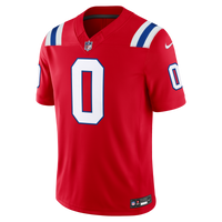 New England Patriots Christian Gonzalez Nike Red Alternate Vapor F.U.S.E. Stitched Limited Jersey