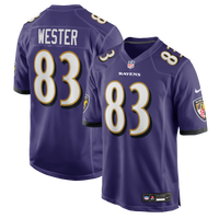 Baltimore Ravens LaJohntay Wester Nike Purple Team Game Jersey