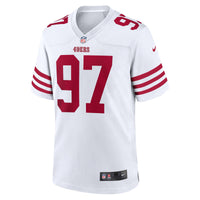San Francisco 49ers Nick Bosa Nike White Team Game Jersey