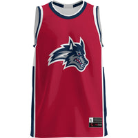 Stony Brook Seawolves GameDay Greats Lightweight Basketball Jersey - Red