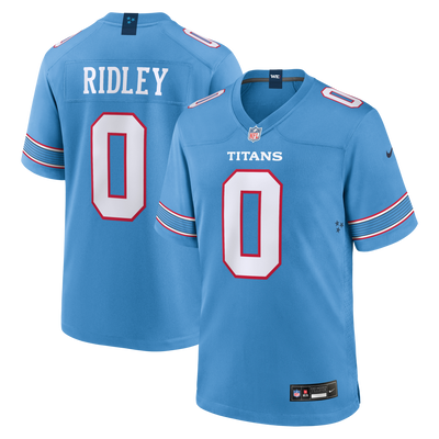 Tennessee Titans Calvin Ridley Nike Light Blue Game Jersey