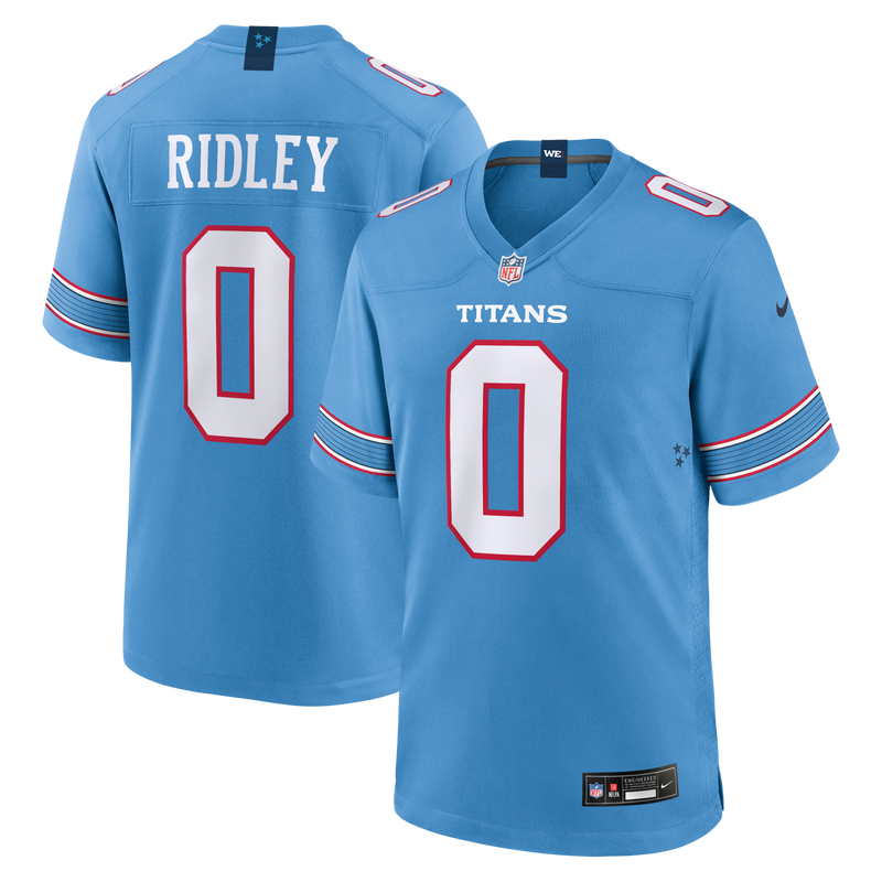 Tennessee Titans Calvin Ridley Nike Light Blue Game Jersey