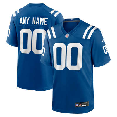 Nike Indianapolis Colts Royal Custom Game Jersey