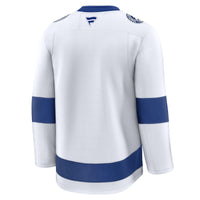 Tampa Bay Lightning Fanatics White Away Premium Jersey