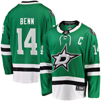 Dallas Stars Jamie Benn Fanatics Kelly Green Captain Patch Home Breakaway Jersey