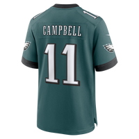 Philadelphia Eagles Jihaad Campbell Nike Midnight Green Team Game Jersey