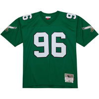 Philadelphia Eagles Clyde Simmons Mitchell & Ness Kelly Green Legacy Replica Jersey