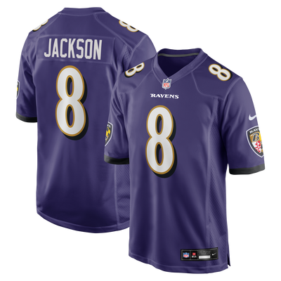 Baltimore Ravens Lamar Jackson Nike Purple Game Jersey