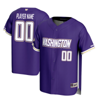 Washington Huskies GameDay Greats NIL Pick-A-Player Lightweight Baseball Jersey - Purple