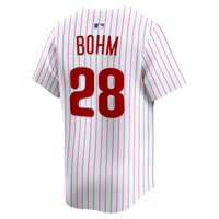 Philadelphia Phillies Alec Bohm Nike White Home Limited Player Jersey