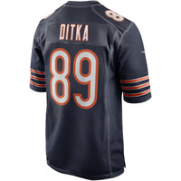 Chicago Bears Mike Ditka Nike Navy Game Retired Player Jersey