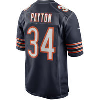 Chicago Bears Walter Payton Nike Navy Game Retired Player Jersey