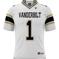 #1 Vanderbilt Commodores GameDay Greats Football Jersey - White