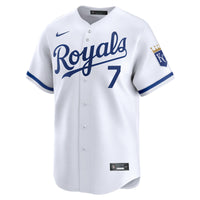 Kansas City Royals Bobby Witt Jr. Nike White Home Limited Player Jersey