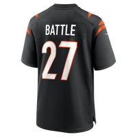 Cincinnati Bengals Jordan Battle Nike Black Team Game Jersey
