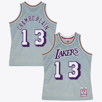 Los Angeles Lakers Mitchell & Ness 1971 75th Swingman Jersey - Silver