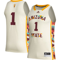 #1 Arizona State Sun Devils adidas Honoring Black Excellence Basketball Jersey - Khaki