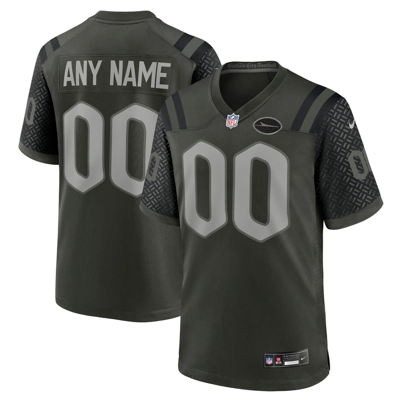 New York Jets Nike Green 2025 Rivalries Collection Custom Game Jersey