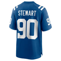 Indianapolis Colts Grover Stewart Nike Royal Game Jersey
