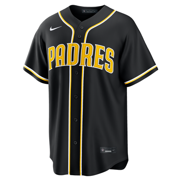 San Diego Padres Jackson Merrill Nike Fashion Replica Black Out Jersey