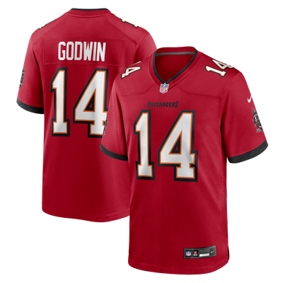Tampa Bay Buccaneers Chris Godwin Nike Red Game Player Jersey