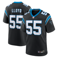 Carolina Panthers Devin Lloyd Nike Black Team Game Jersey