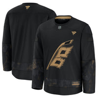 Carolina Hurricanes Fanatics Black 2024 Military Appreciation Practice Jersey