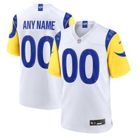 Los Angeles Rams Nike White Custom Game Jersey
