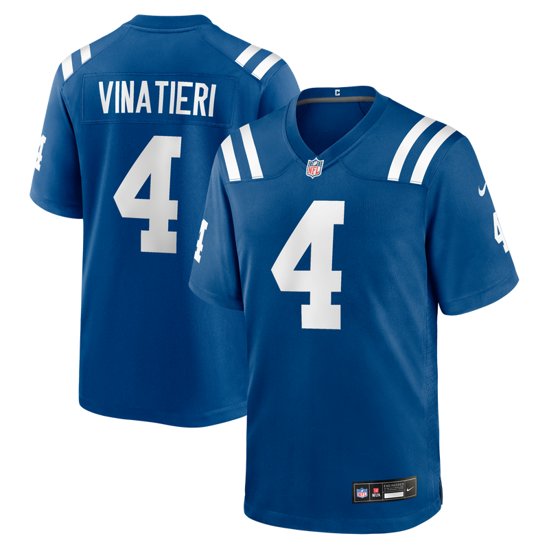 Indianapolis Colts Adam Vinatieri Nike Royal Team Retired Game Jersey