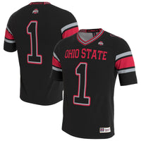Ohio State Buckeyes GameDay Greats Lightweight Collegiate Football Blackout Fashion Jersey