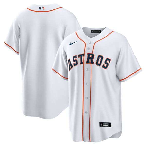 Houston Astros Nike White Home Big & Tall Replica Jersey