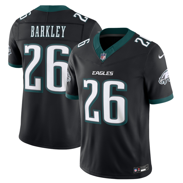 Philadelphia Eagles Saquon Barkley Nike Black Alternate Vapor F.U.S.E. Stitched Limited Jersey