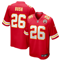 Kansas City Chiefs Deon Bush Nike Red Game Player Jersey