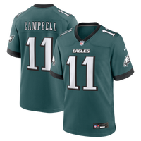 Philadelphia Eagles Jihaad Campbell Nike Midnight Green Team Game Jersey