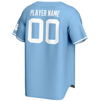 North Carolina Tar Heels GameDay Greats NIL Pick-A-Player Lightweight Baseball Jersey - Carolina Blue