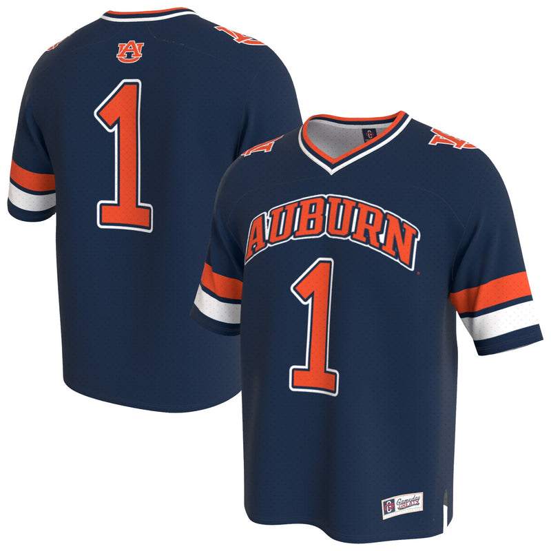 Auburn Tigers GameDay Greats Lightweight Collegiate Football Fashion Jersey - Navy