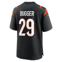 Cincinnati Bengals Kyle Dugger Nike Black Team Game Jersey