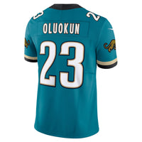 Jacksonville Jaguars Foye Oluokun Nike Teal Prowler Throwback Vapor F.U.S.E. Limited Jersey