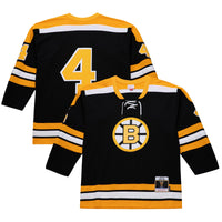 Boston Bruins Bobby Orr Black 1971-72 Power Play Jersey