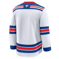 New York Rangers Fanatics White Away Premium Jersey