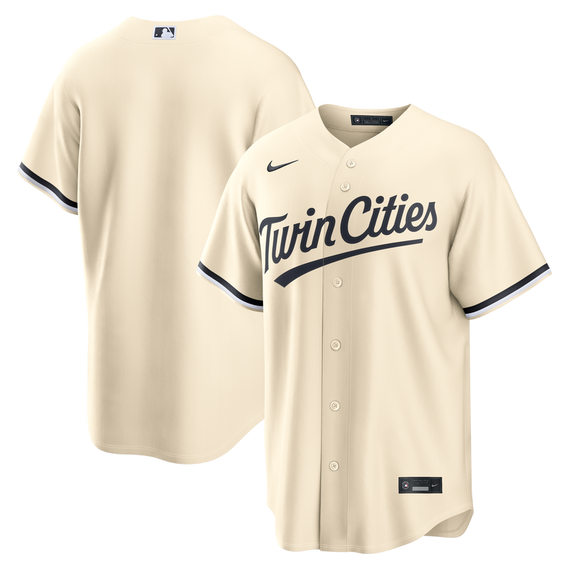 Minnesota Twins Nike Cream Alternate Replica Jersey