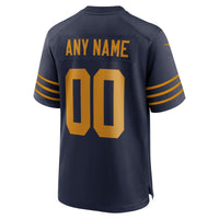 Green Bay Packers Nike Navy The 1923 Classic Game Custom Jersey