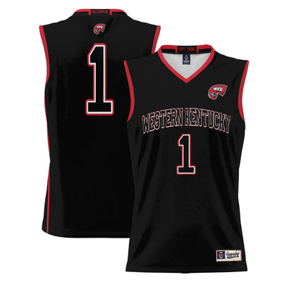 #1 Western Kentucky Hilltoppers GameDay Greats Lightweight Basketball Jersey - Black