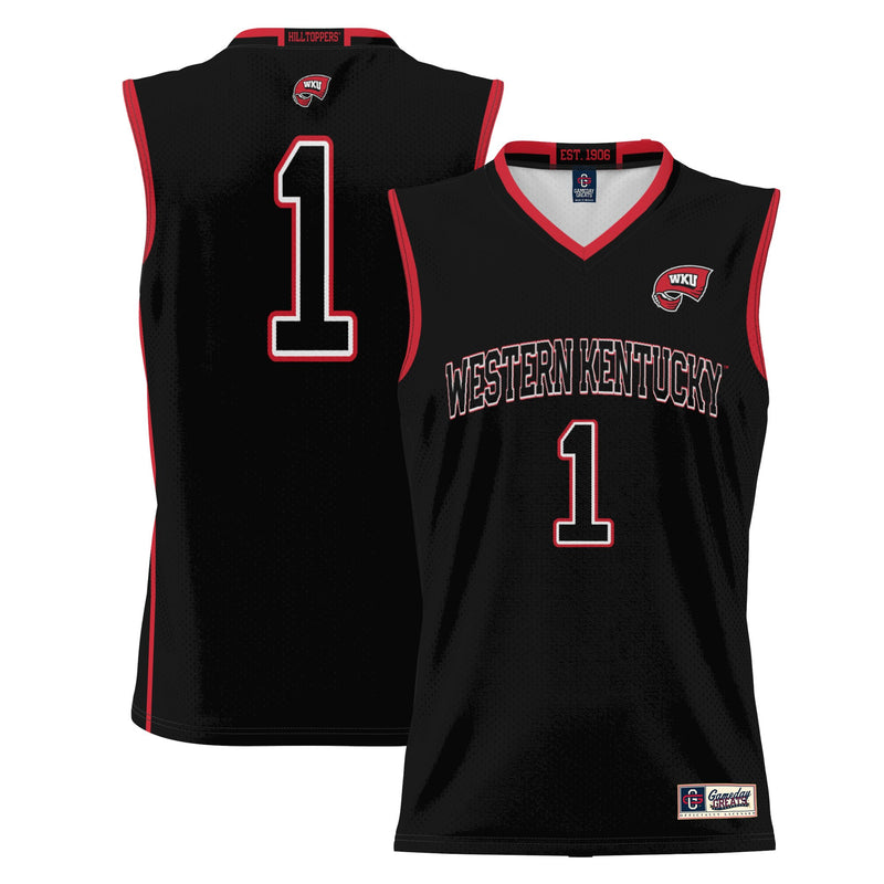 #1 Western Kentucky Hilltoppers GameDay Greats Lightweight Basketball Jersey - Black