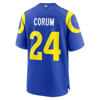 Los Angeles Rams Blake Corum Nike Royal Game Jersey