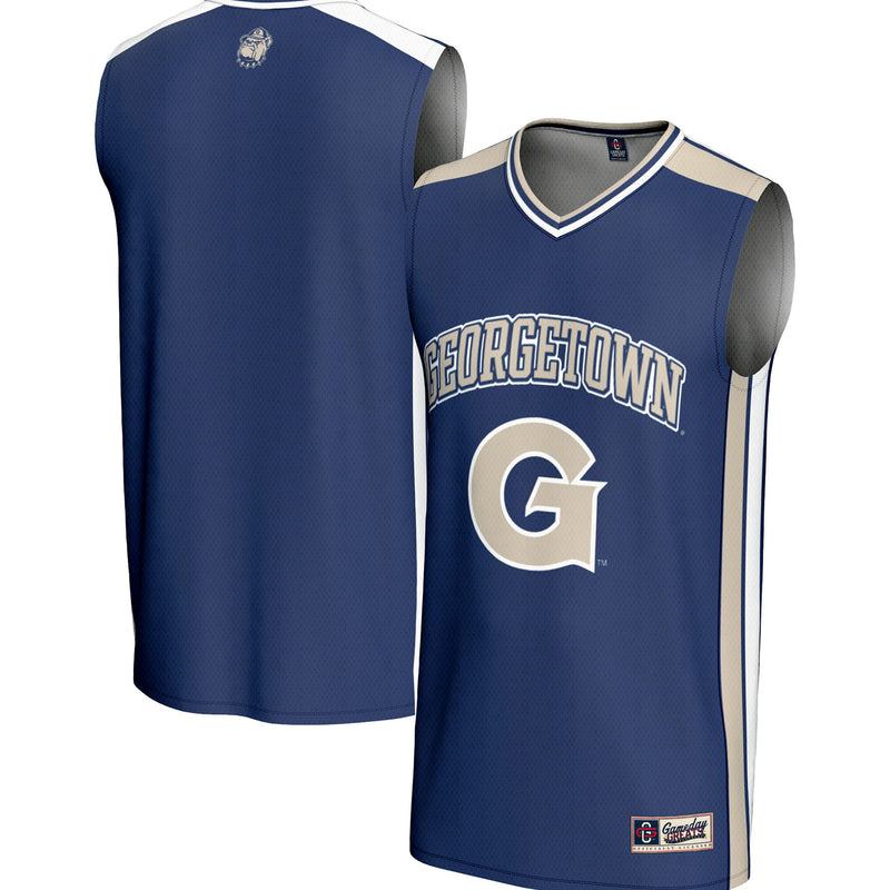 Georgetown Hoyas GameDay Greats Spirit Basketball Jersey - Navy
