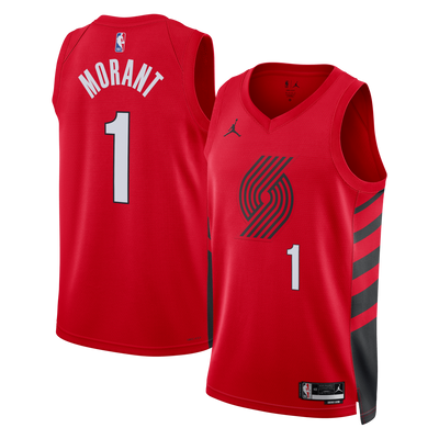Portland Trail Blazers Jordan Brand Statement Edition Swingman Jersey - Red - Ja Morant